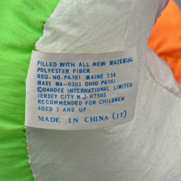 DanDee Soft Expressions Green Rabbit Plush Parachute Fabric Orange Carrot Easter - Picture 8 of 10